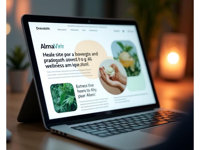 Un diseño atractivo de un newsletter digital abierto en una pantalla de tablet, mostrando contenido de bienestar y un diseño limpio.